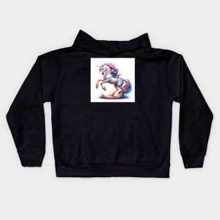 Unicorn Study - Fantasy AI Kids Hoodie